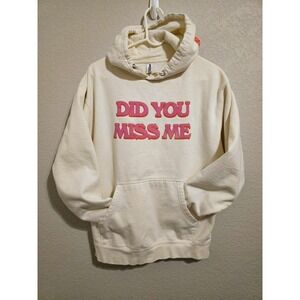 Train Tour 2024 Hoodie Did You Miss Me Streewear Hoodie Cream Mens Medium Heavy